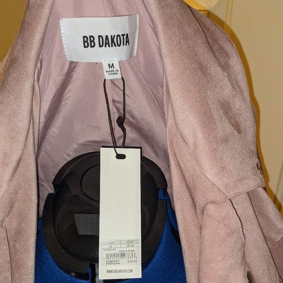 BB Dakota Moto Jacket Faux Suede - Picture 8 of 8